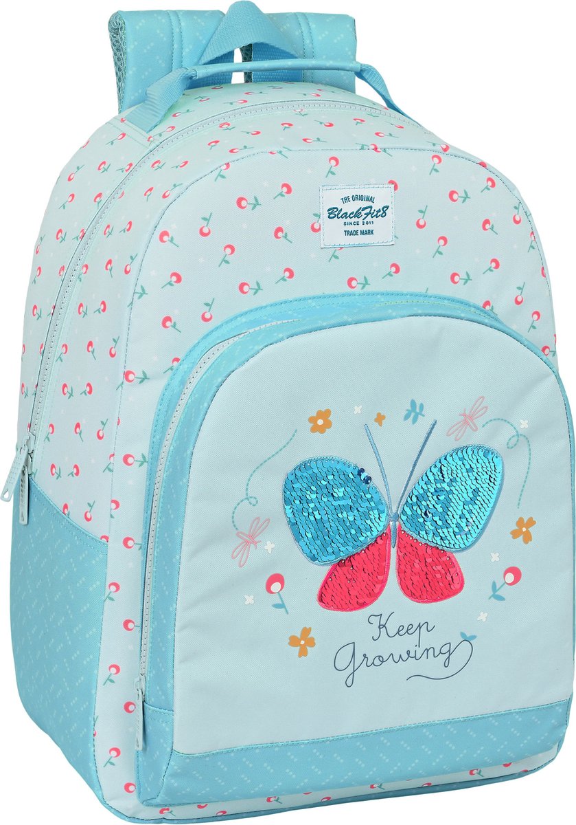 BlackFit8 Rugzak Vlinder - 42 x 32 x 15 cm - Polyester