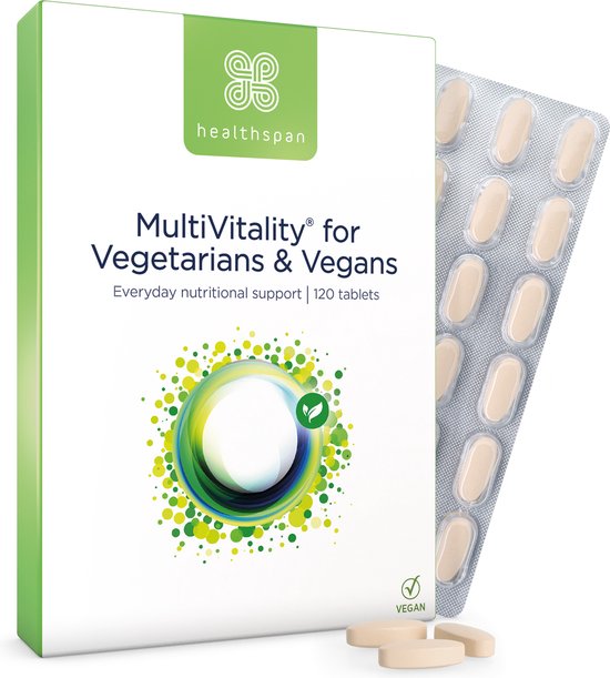 Healthspan Multivitamine Voor vegetariërs & veganisten | 120 tabletten |...  | bol.com