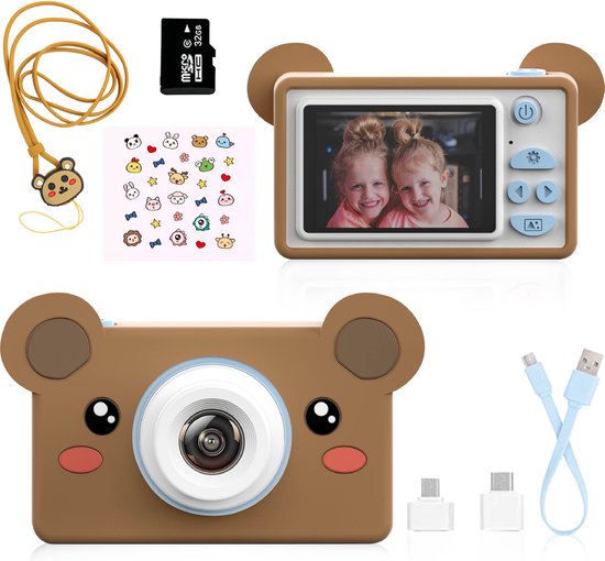 Verrast zijn Pasen perzik El Royal digitale camera - Inclusief SD kaart - Kindercamera - Camera  kinderen -... | bol.com