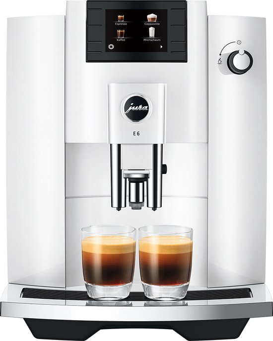 JURA E6 - Piano White (EC) - Model 2022 - volautomatische espressomachine