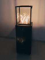 Bol.com Ibiza Lounge Terrasverwarmer Buitenhaard gas 75Kw aanbieding