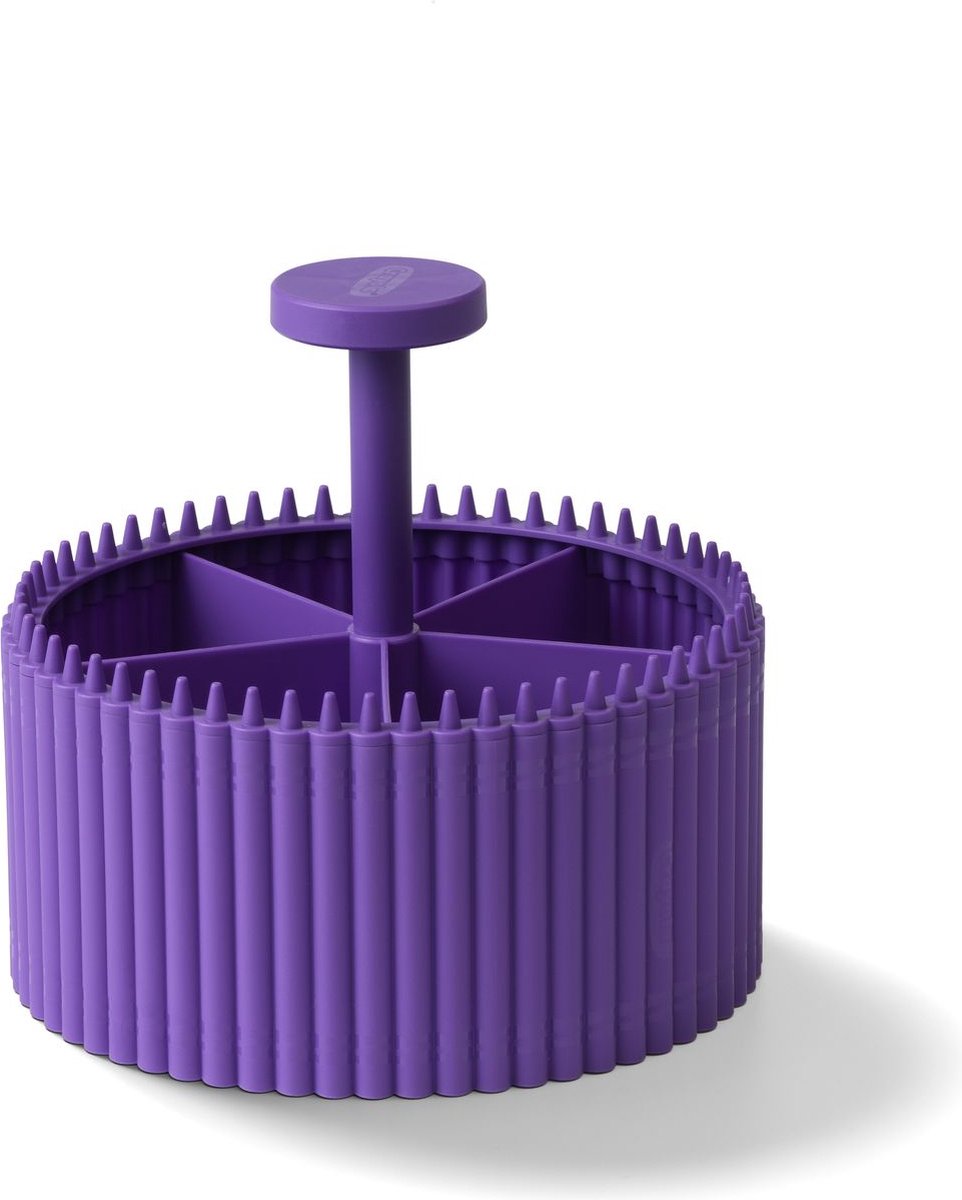 Crayola - Ronde organizer voor schoolbenodigdheden - Paars