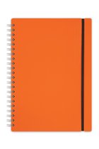 Vacavaliente - Studio Notitieboek A4 - Gerecycled Leer - Oranje