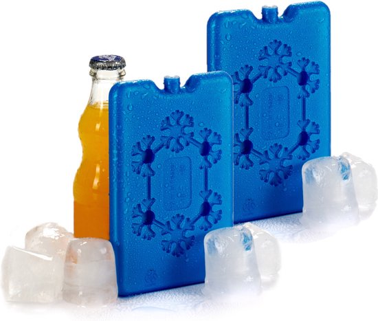 Koelelementen 11 x 2 x 16 cm blauw - Koelblokken/koelelementen voor koeltas/koelbox van KOEL — afbeelding 3