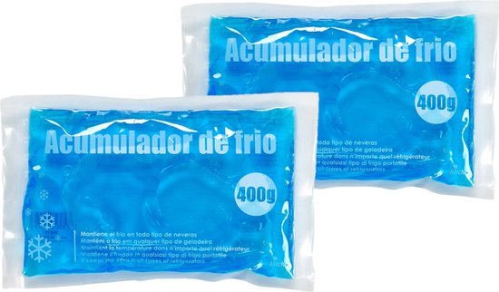 Herbruikbare koelelementen - icepacks - 22,5 x 14,5 x 3 cm - Flexibele koelelementen - voor koeltas/koelbox — afbeelding 4