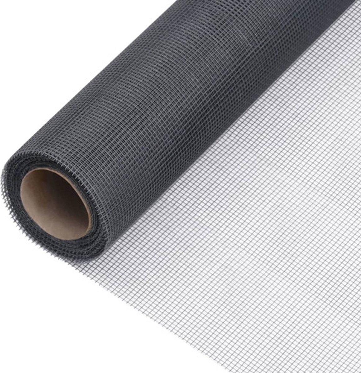Bol.com vidaXL - Gaas - 100x1000 - cm - glasvezel - grijs aanbieding