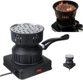 Borvat®|  Kolenbrander – Elektrische Kolenbrander – Kolenstarter – Kolenaansteker – BBQ Starter – Camping Kooktoestel – 650W