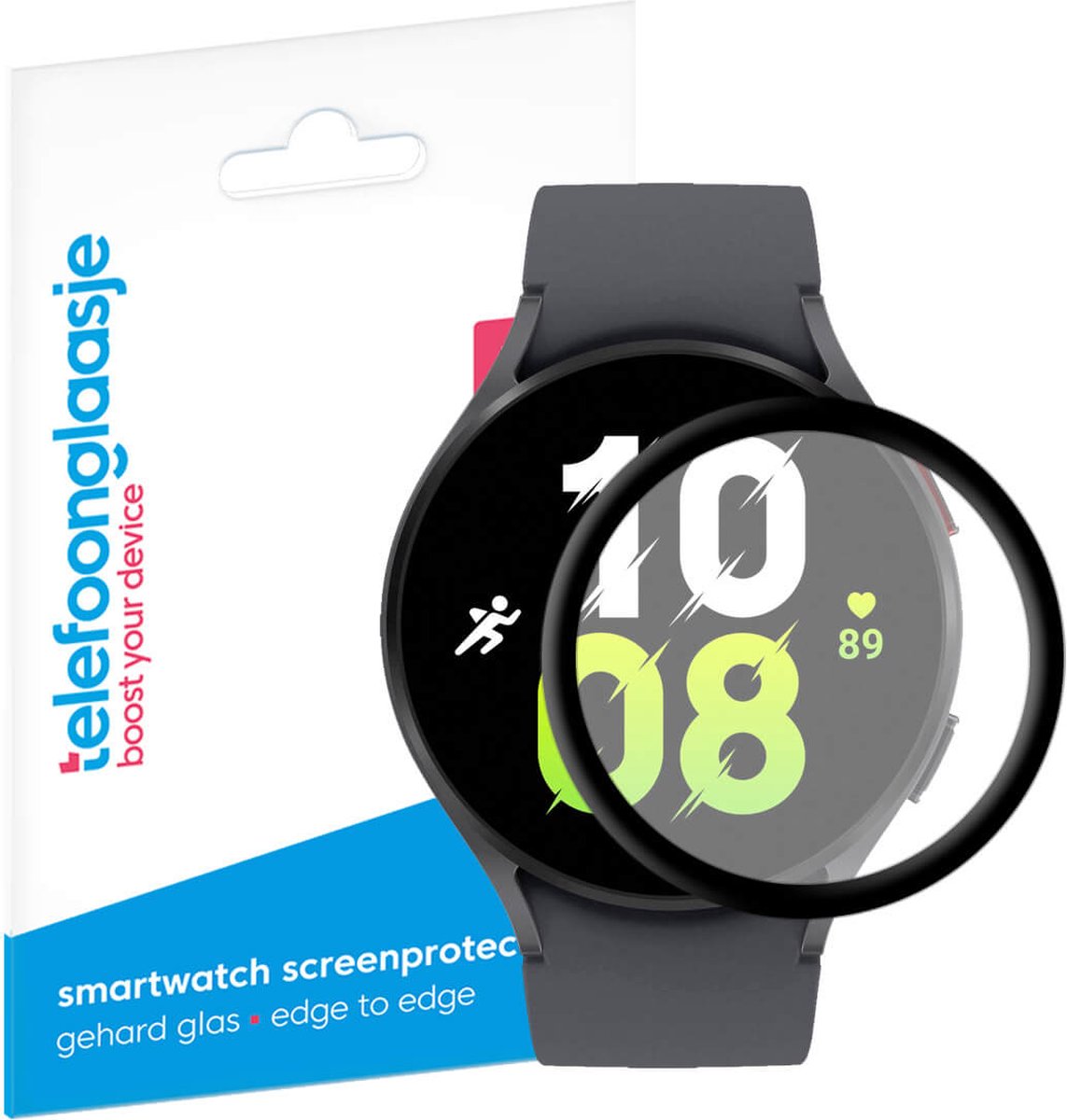 Telefoonglaasje Screenprotector Samsung Galaxy Watch5 - PMMA - (Dun/Flexibel) Plexiglas Screenprotectors Geschikt voor Samsung Galaxy Watch5 - Beschermglas - Smartwatch