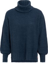 Knit Factory Robin Gebreide Dames Coltrui - Turtleneck - Jeans - 40/42