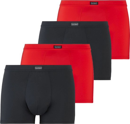 Bruno Banani Lot de 4 shorts / pantalons rétro homme Micro Simply