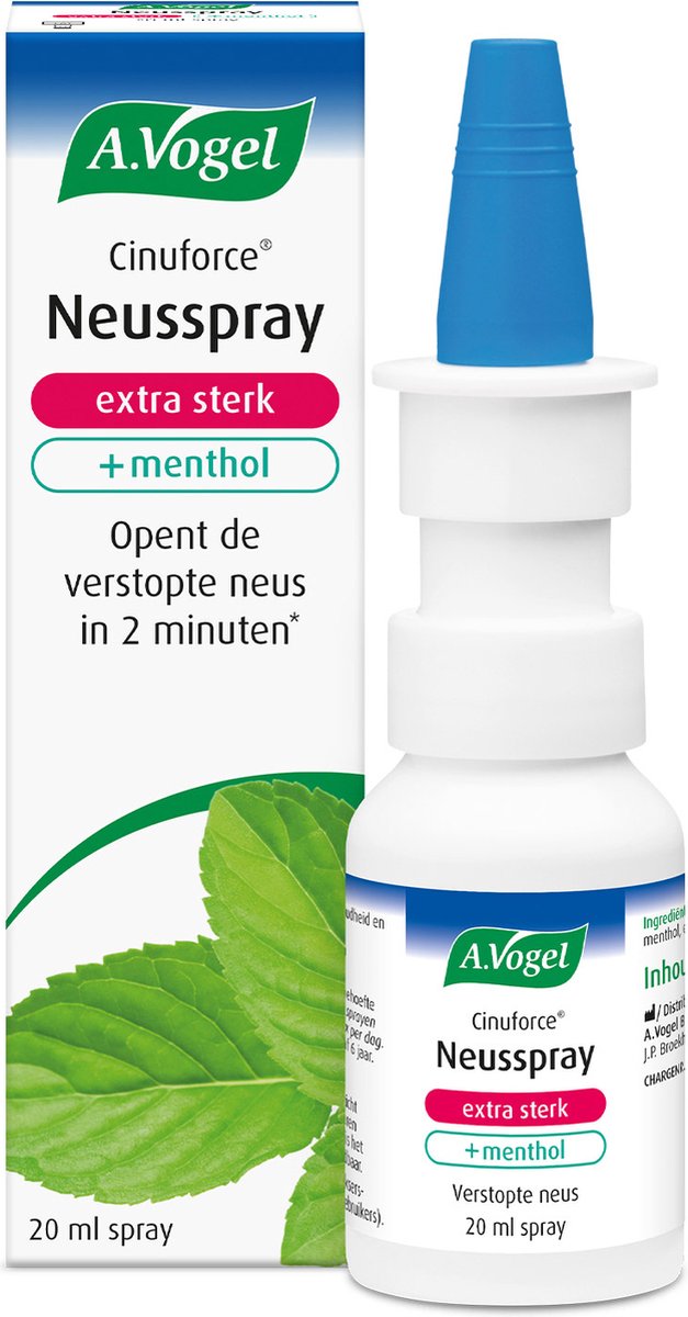 Goedkoopste A.Vogel Cinuforce extra sterk neusspray - Extra sterke zeezoutoplossing - 20 ml