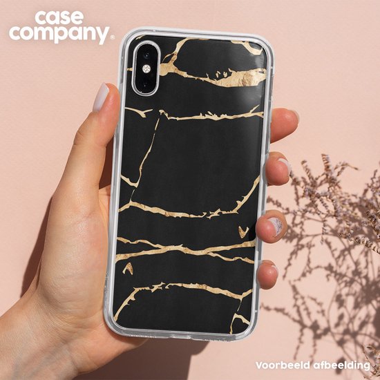 Case Company® - Coque Huawei Nova 8i - Marbre doré - Coque souple pour téléphone - Protection sur tous les côtés et bord de l'écran