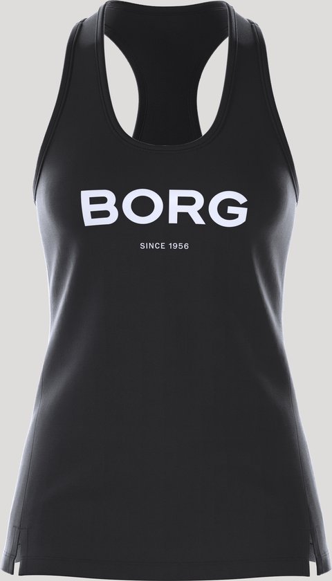 Björn Borg BB Logo Performance-  Tanktop - Top -Sport - Dames - Maat M - Zwart
