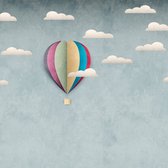 Behang Luchtballon (p/wand)