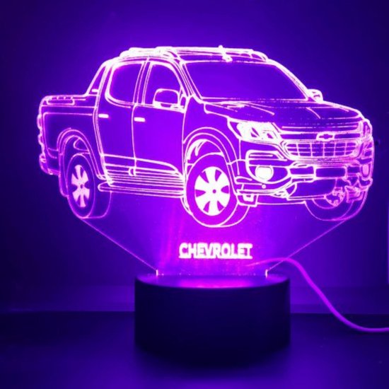 LAMPE LED 3D - CHEVROLET PICK UP