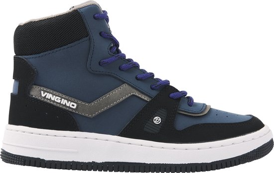 Vingino Rens mid Sneaker - Jongens - Blue-black - Maat 28