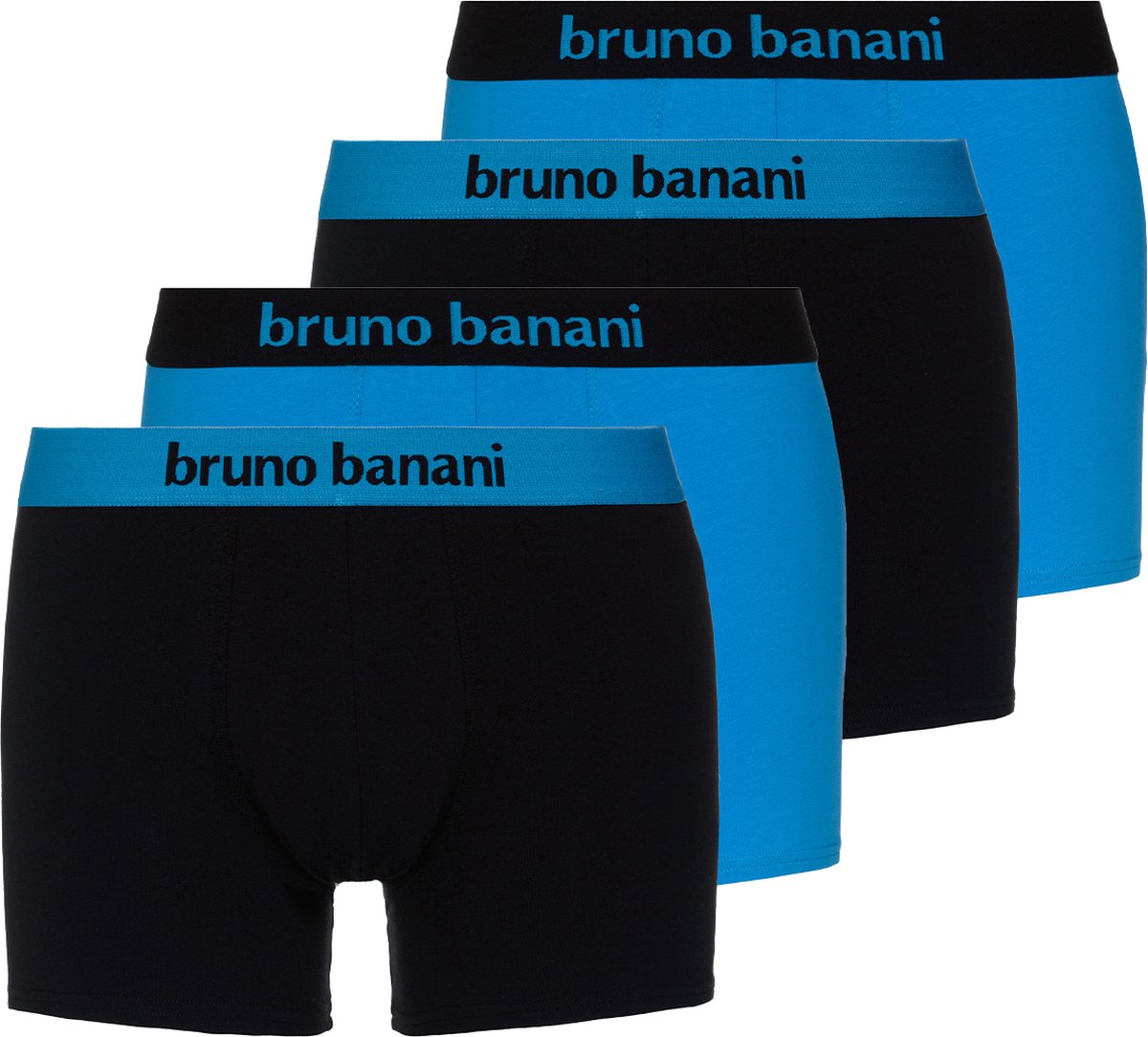 Bruno Banani Heren retro short / pant 4 pack Flowing