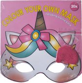 Eenhoorn Masker - Kleur en Maak je Eigen Masker