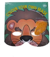 Leeuwen Masker - Kleur en Maak je Eigen Masker