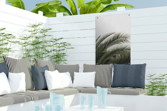 GreatGardenPosters - Décoration de jardin - Feuilles - Palmier - Nature - Été - 40x60 cm - Poster Jardin - Toile Jardin - Poster Extérieur