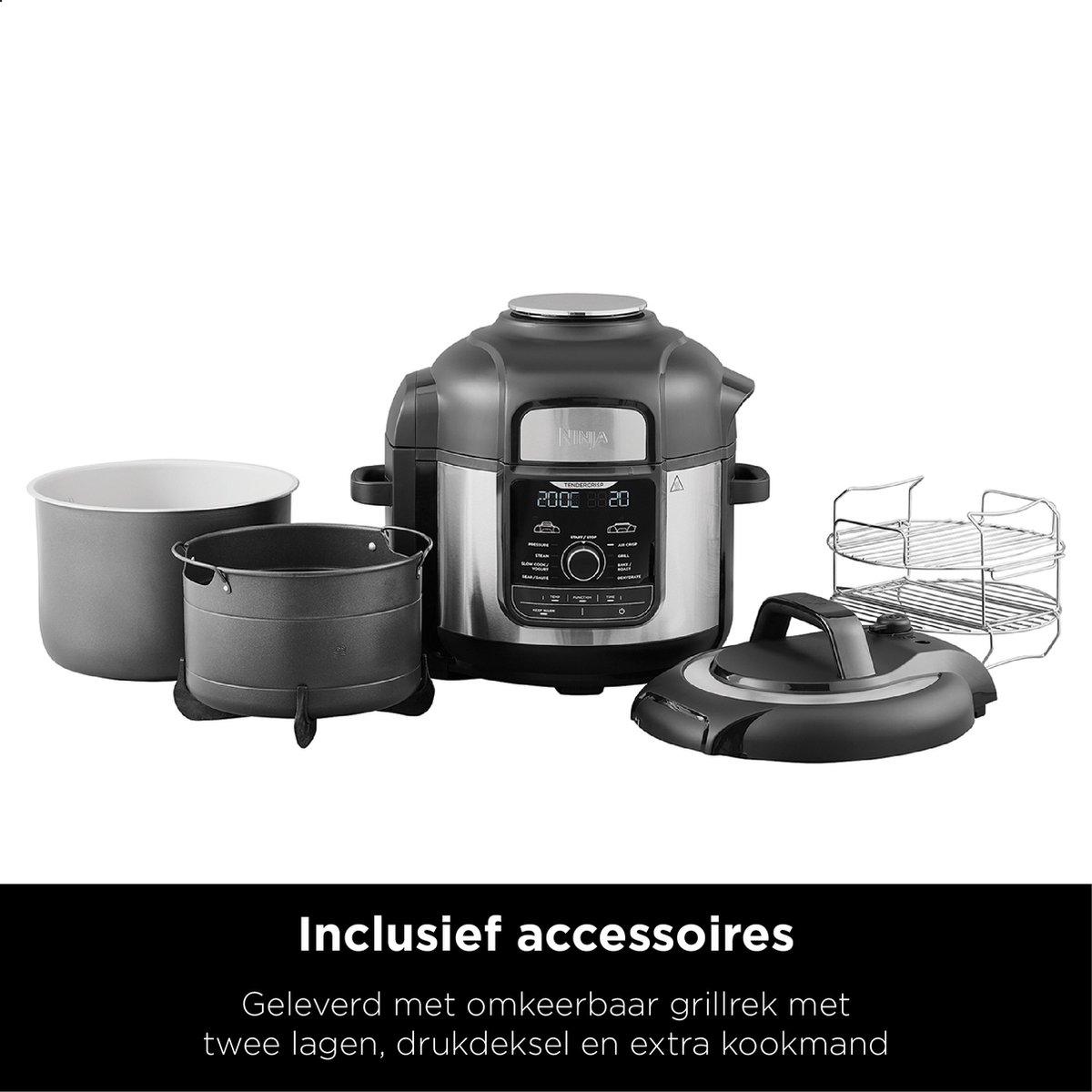 Ninja Foodi 9-in-1 XXL Multicooker - TenderCrisp Technologie thumbnail 6