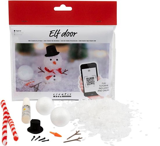 Creative Mini Set, Porte Gnome, Bonhomme de Neige, 1 Boîte