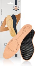 Springyard Therapy Leather Insoles - inlegzolen leer - droge voeten - frisse schoenen - 1 paar - maat 43