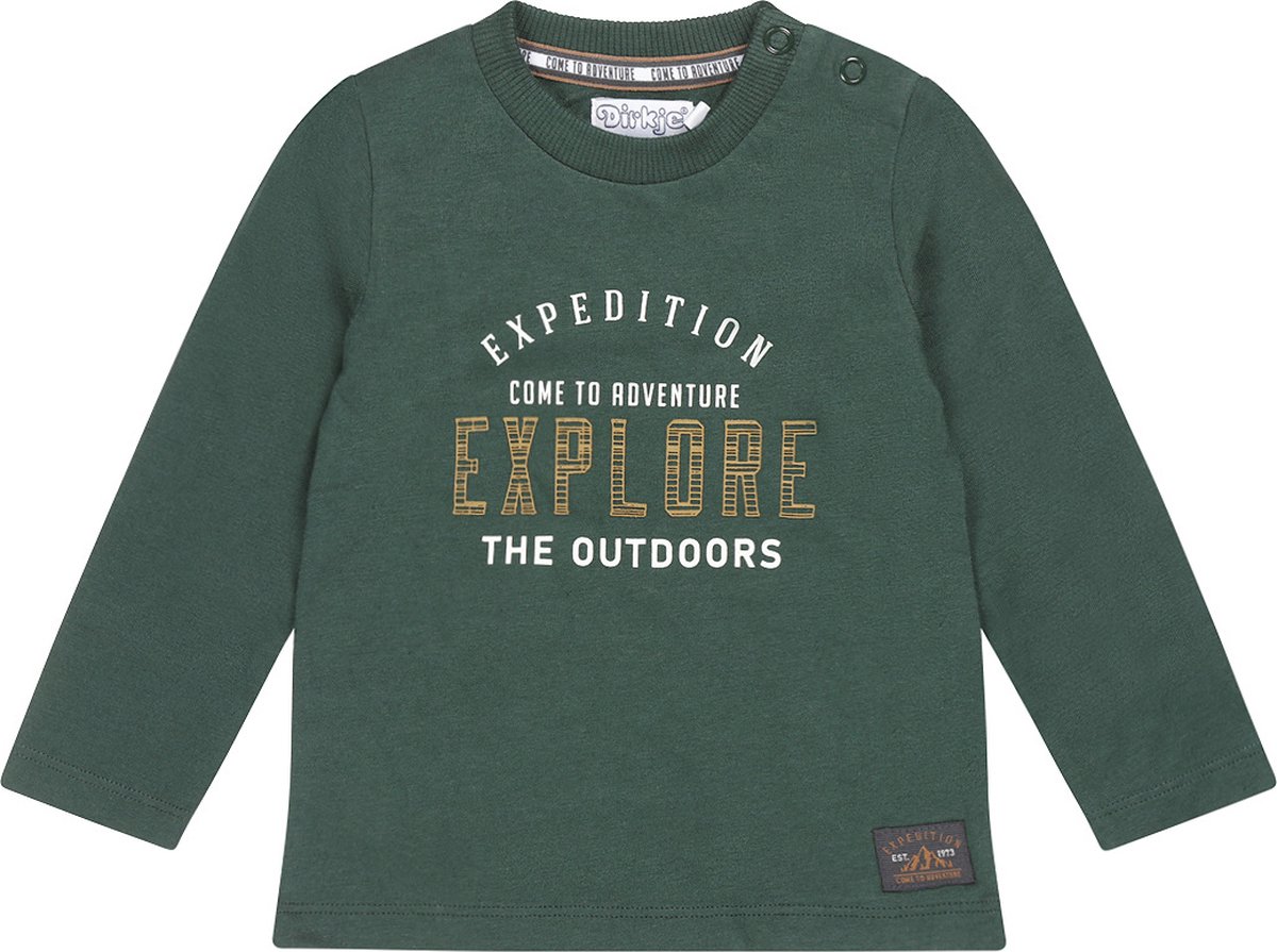 Dirkje explore green t-shirt