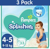 Pampers Splashers Wegwerpbare Zwemluiers - Maat 4-5 (9-15 kg) - 33 stuks - Voordeelverpakking