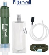 Fllterwell Waterfilter - Survival - Zuiver & schoon drinkwater - Lichtgewicht - Water Filter - Outdoor - Hiking & Wandelen