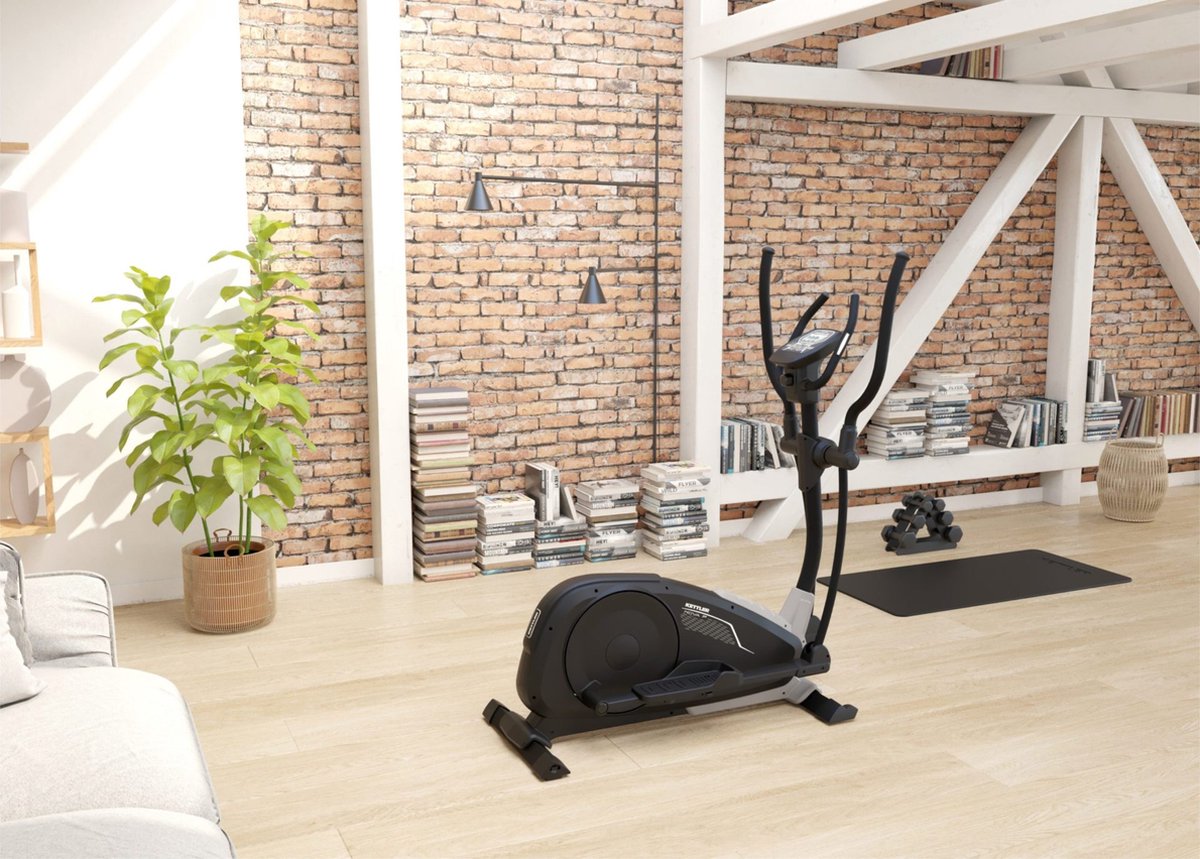 Afbeelding 3 van Kettler Nova P Black Hometrainer - Crosstrainer - 12 programma's - 16 trainingsniveaus - Hartslagfunctie - Indoor fitness