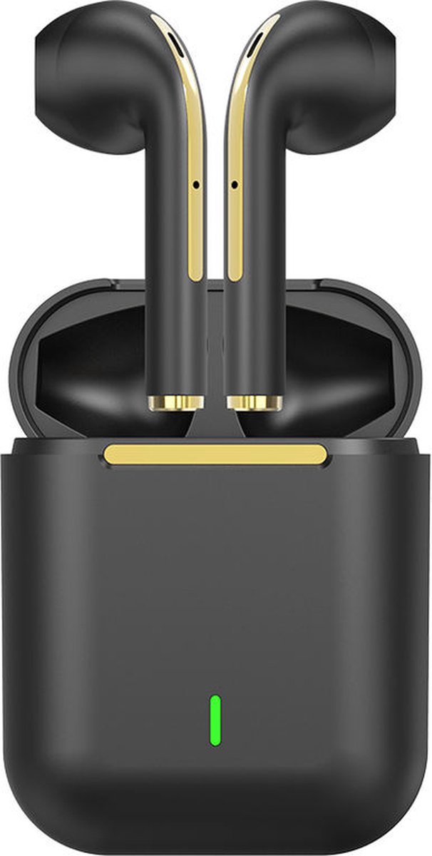 J18 TWS Draadloze Oordopjes - Bluetooth Headset - Bluetooth Oordopjes - Oortjes Draadloos - Earbuds Wireless - Draadloos Oordopjes - High Quality - Active Noise Canceling - Met Microfoon - 24 Uur Speeltijd - Zwart
