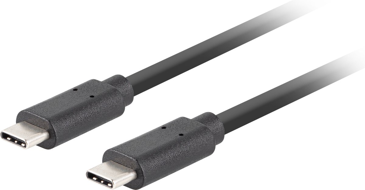 Lanberg Usb-C-Kabel Voor Laptop En Telefoon Usb-C Usb 3.1 Gen 2 10Gb S Pd100W 1M