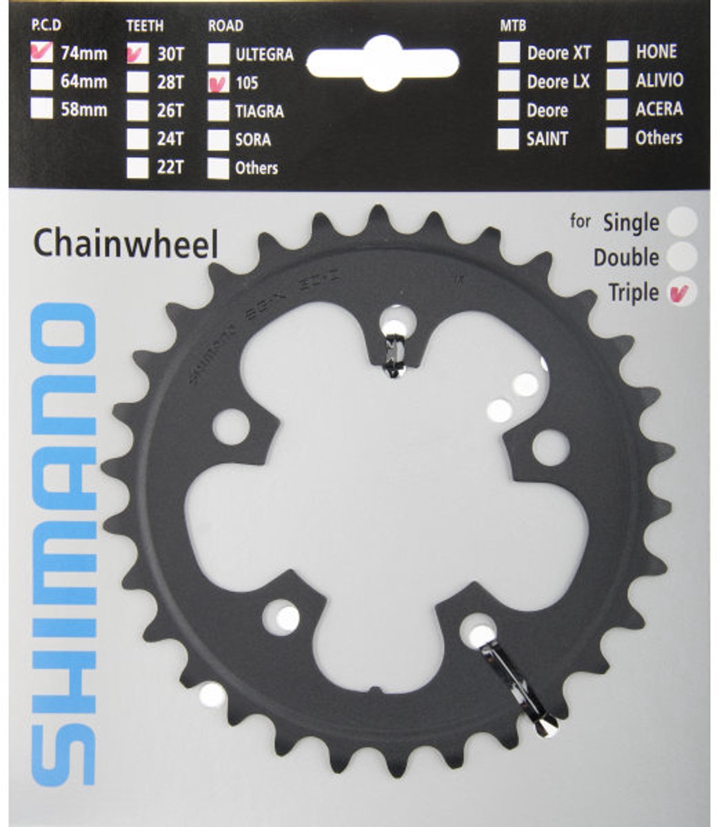 Kettingblad 30T Shimano 105 FC-5703 - zilver