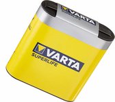 Varta Superlife - Zinkoolstof - Blok Batterij - 4.5 Volt