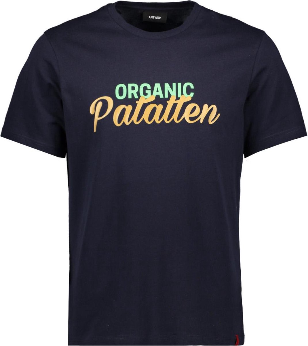 Antwrp T-shirt Organic Patatten T Shirt Bts159 L003s Ink Blue 407 Mannen Maat - M