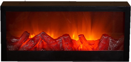 Cheminée sur piles 45x20x10cm avec minuterie