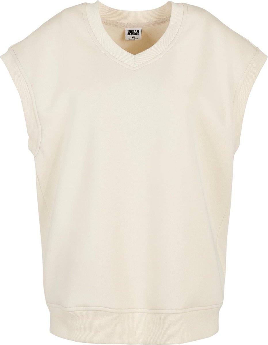 Urban Classics Trui Oversized Sweat Slipover Tb4767 Whitesand Dames Creme