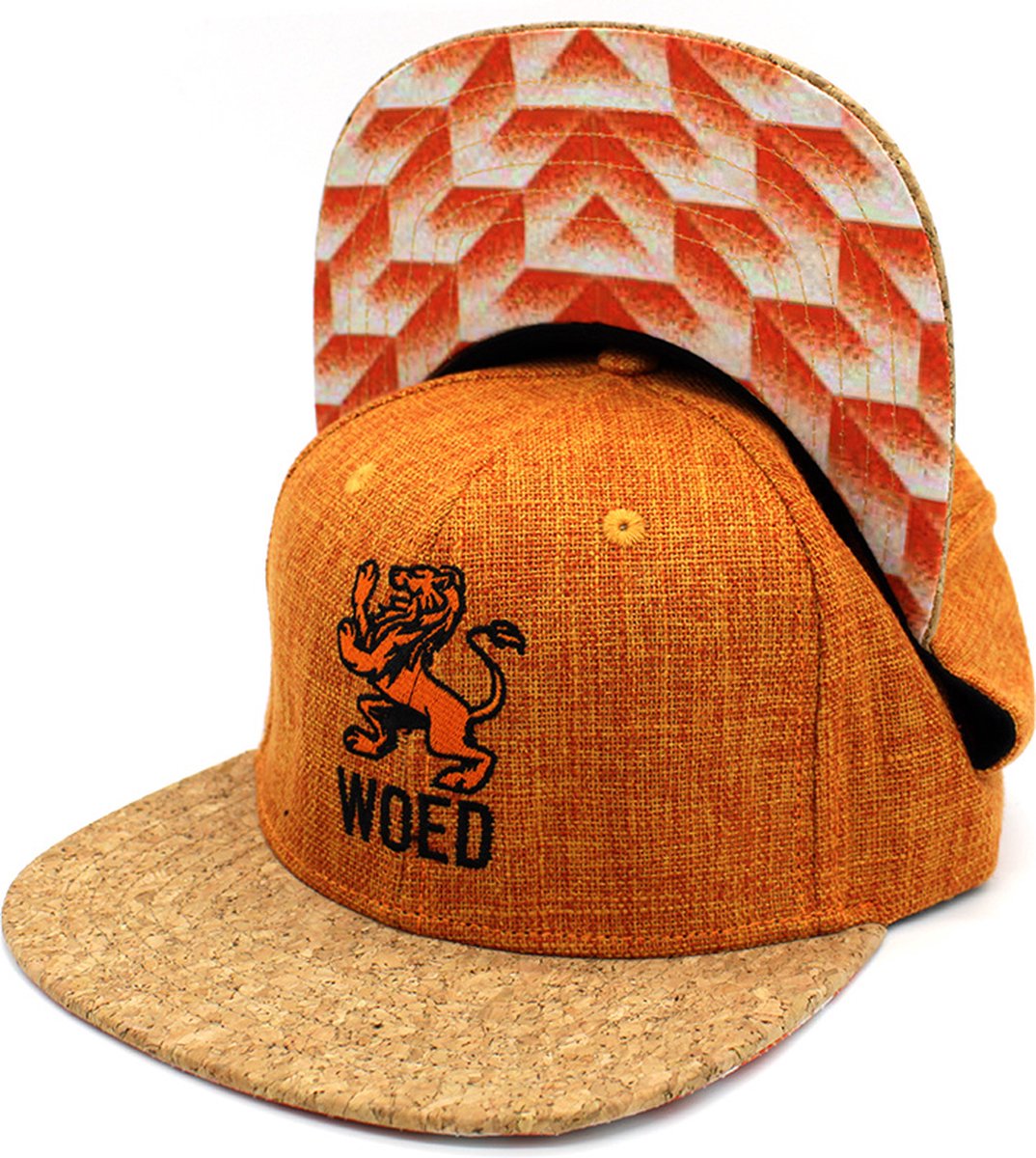 Woed | 1988 - snapback - pet - oranje - Hennep - kurk - WK
