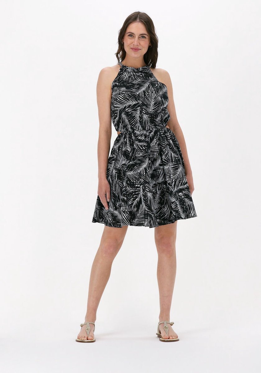 Michael Kors Palm Chain Neck Dress Jurken Dames - Rok - Jurk - Wit - Maat S