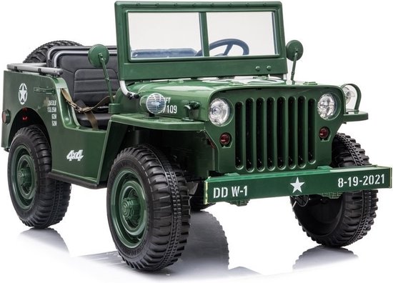 Willy's Jeep - Voiture électrique pour enfant - 24V - 3 personnes - Avec  télécommande... | bol