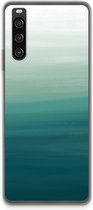 Case Company® - Hoesje geschikt voor Sony Xperia 10 IV hoesje - Ocean - Soft Cover Telefoonhoesje - Bescherming aan alle Kanten en Schermrand