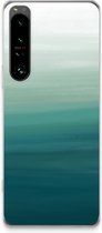 Case Company® - Hoesje geschikt voor Sony Xperia 1 IV hoesje - Ocean - Soft Cover Telefoonhoesje - Bescherming aan alle Kanten en Schermrand