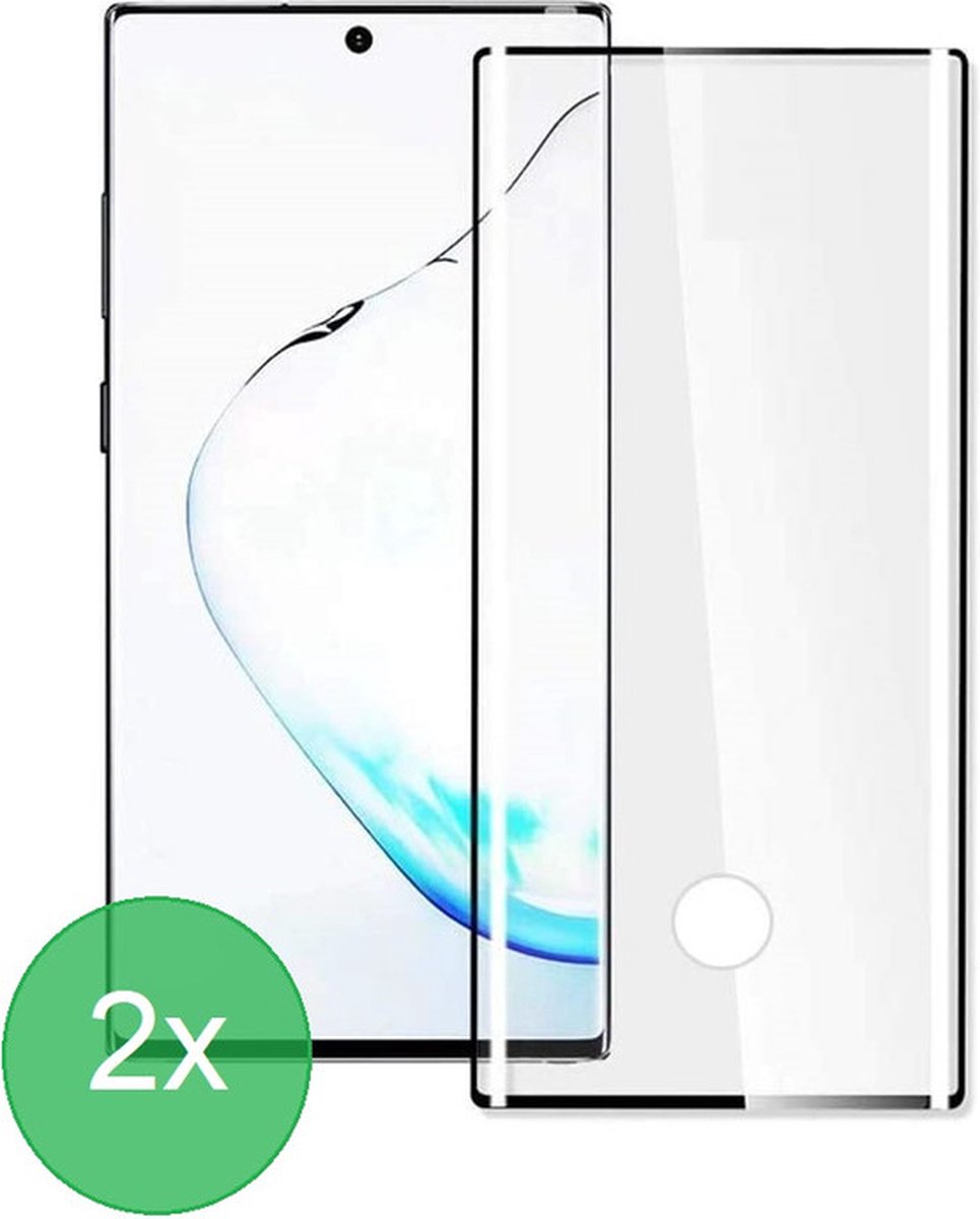 2x Full Cover Screenprotector Geschikt voor: Samsung Galaxy Note 20 Ultra - Screen protector - volledige glas - bescherming - beschermglas - ZT Accessoires