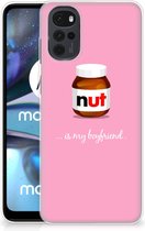 Leuk Hoesje Motorola Moto G22 Telefoonhoesje Nut Boyfriend