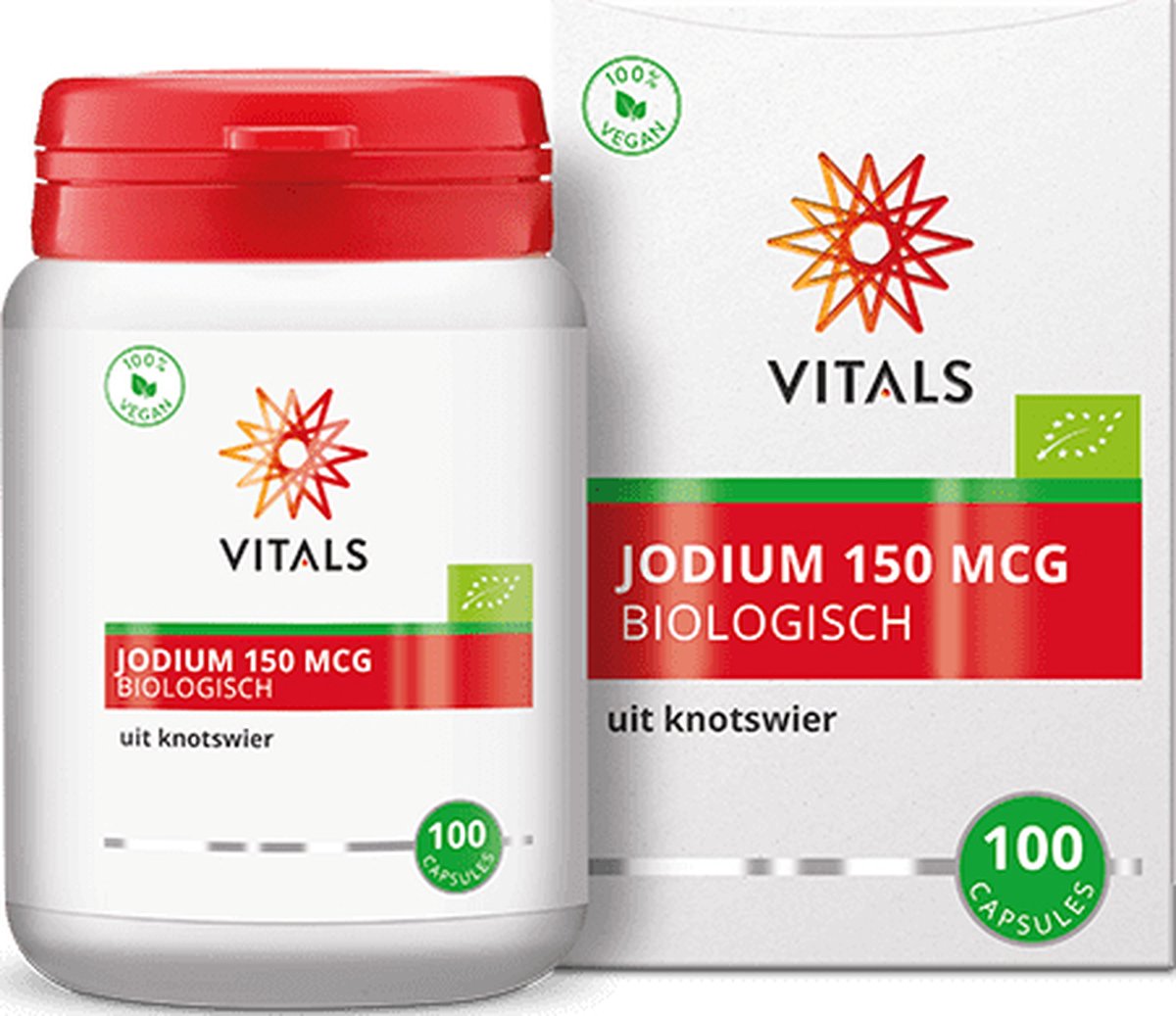 vaak verjaardag entiteit Vitals - Jodium - 100 capsules - Biologisch - uit biologisch knotswier |  bol.com