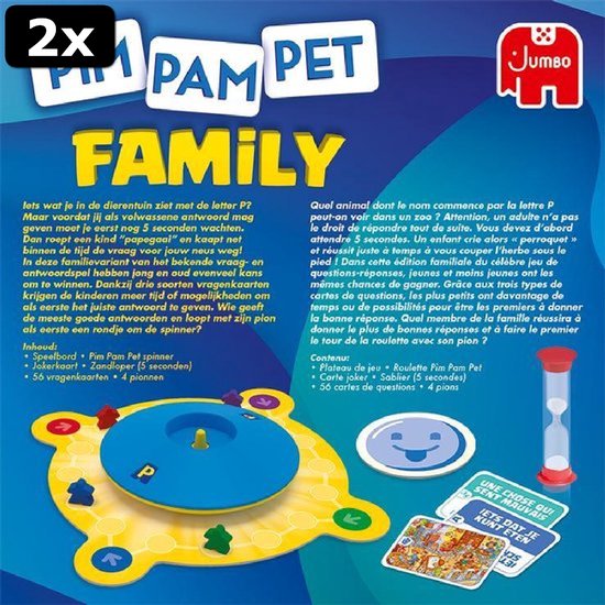Thumbnail van een extra afbeelding van het spel 2x Pim Pam Pet Family