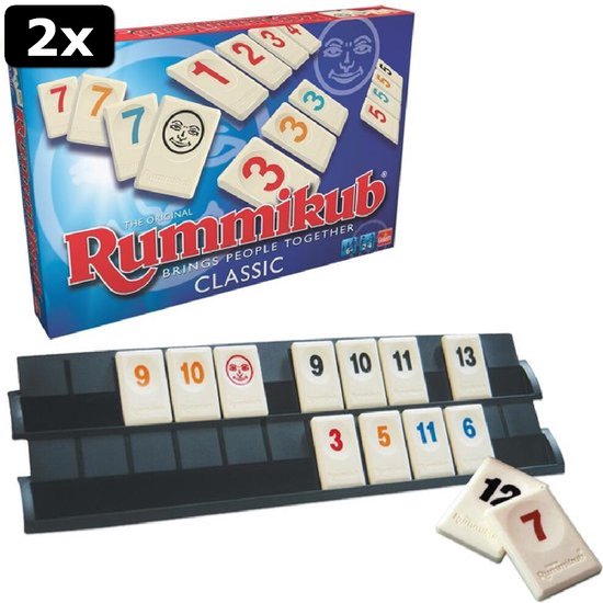 Thumbnail van een extra afbeelding van het spel 2x Rummikub The Original Classic - Gezelschapsspel