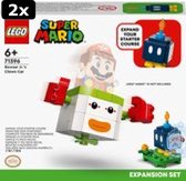 2x LEGO Super Mario Uitbreidingsset Bowser Jr.'s Clown-capsule - 71396