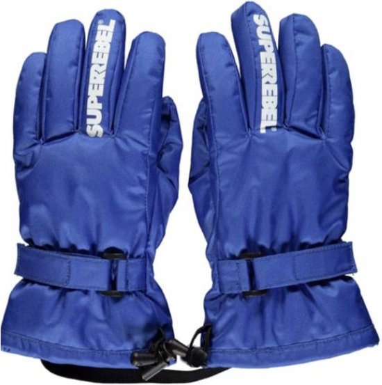 Super Rebel Nutz Ski Glove - Wintersporthandschoenen Voor Kinderen - Met Fleece - Blauw - 4